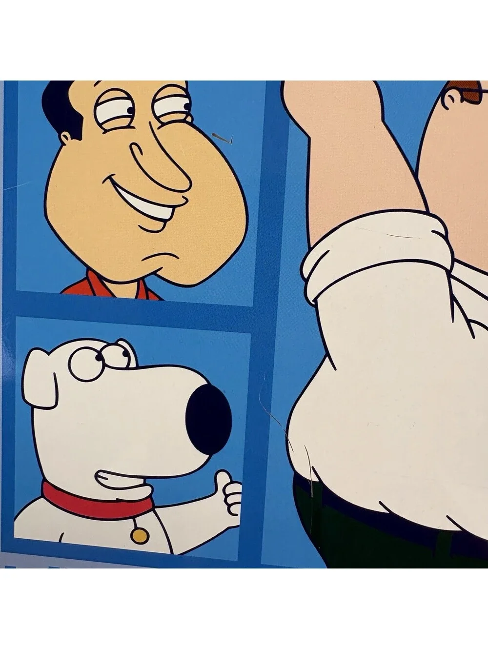 Vintage 2004 Family Guy Lets Go Drink Peter Griffin Metal Wall Art Sign